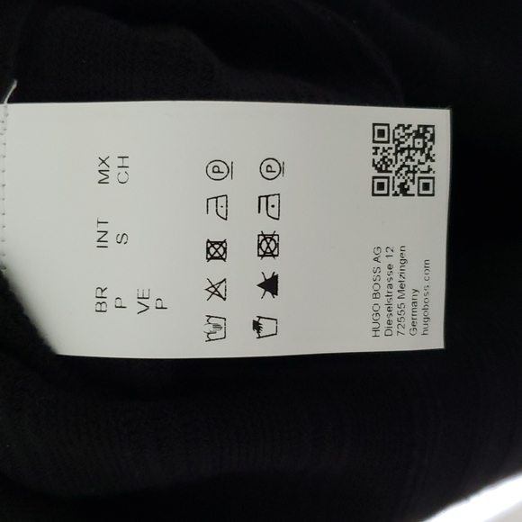 NWT Hugo Boss Femilia Black Knit Midi Dress - Picture 5 of 9